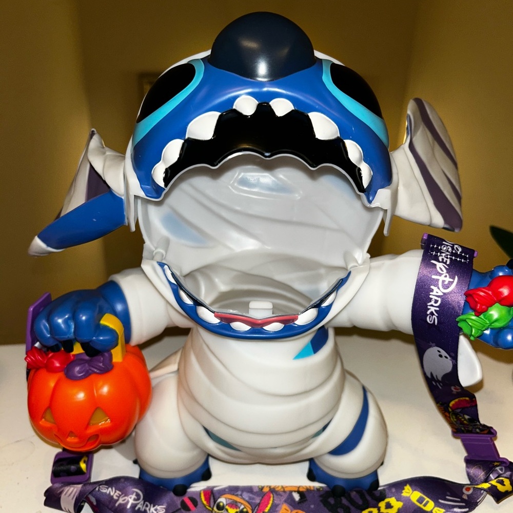 Stitch Halloween Glow in the Dark Light-Up Popcorn Bucket - Picture 8 of 11